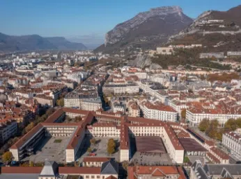 Référence STREIFF - vue aérienne lycée Champollion Grenoble